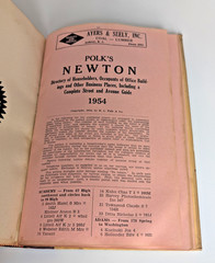 Polk’s Newton NJ Directory 1954 Sussex County New Jersey City Directory