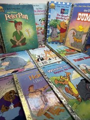 Little Golden Books Lot Of 13 Disney 1970-1990s