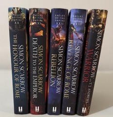 Simon Scarrow Hardcover Book Lot Eagles Empire XX-XXIII Honour Rome Rebellion