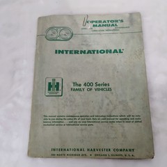 International Harvester 400 Series Truck Operators Manual Vintage IH Maintenance