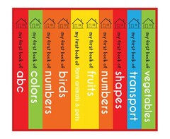 My First Library: Boxset of 10 Board Books for Kids Years 1-2