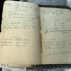 Holy Bible Scofield Reference Ed Oxford Univ 1917 Leather Family Notes w Flaws