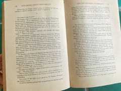 The Truth about the Treaty by Andre Tardieu 1921 Bobbs-Merrill HC hardcover