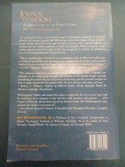 John’s Wisdom: A Commentary on the Fourth Gospel, by Ben Witherington, III