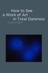 Darby English How to See a Work of Art in Total Darkness (Paperback) MIT Press