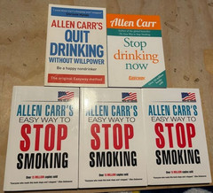 Allen Carr’s Easy Way to Stop Smoking Quit Drinking ALLEN CARR LOT 5 BOOKS