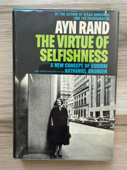 AYN RAND The Virtue of Selfishness 1st Edition 1st Printing 1964 HC/DJ FINE Rare