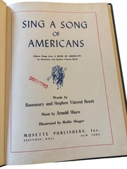 Sing a Song of Americans Arnold Shaw 1941 Illustrated Music Musette