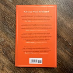 Stretch: Unlock Power of Less & Achieve More Scott Sonenshein HC 1st Ed 2017NEW