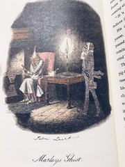 GIFT WRAPPED🎁A Christmas Carol Charles Dickens Silk Binding 1st Edition Replica