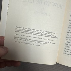 How To Be Rich by J. Paul Getty PB Press 1965 BCE