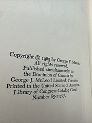Animal Teeth George F Mason 1965 Hardcover 96 Pages Morrow Junior Books Library
