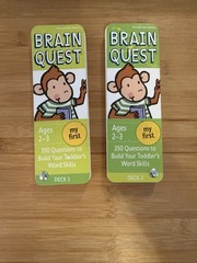 Brain Quest Ages 2-3 My First Deck 1 & 2 350 Questions To Build Skill 4th Ed.