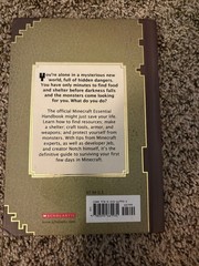 Minecraft Essential Handbook by Mojang AB Hardcover Illustrated Scholastic