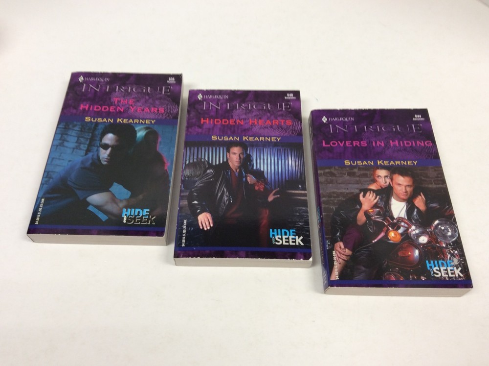 HIDE AND SEEK TRILOGY Complete Set of 3 PB Susan Kearney 2001 Harlequin Intrigue