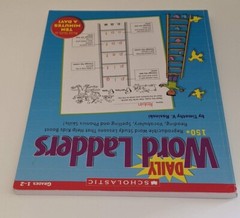 Scholastic Daily Word Ladders Grade 1-2 Homeschool Supplemental Curriculum Tools