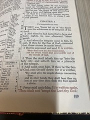 Holy Bible King James Red Letter Ed. PTL Club Extensive Study Helps Good Shape