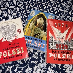 VINTAGE POLISH BOOKS KALANDARZ POLSKI NA ROK 1979,80,84! In Polish