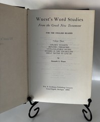 Word Studies in the Greek New Testament by Kenneth S. Wuest (1989, Hardcover)