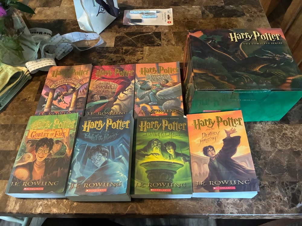 Harry Potter Paperback Boxset #1-7 by J. K. Rowling (2009, Hardcover)
