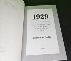 1929 – SIGNED by Sorkin, 2025 First Ed, 1st Prt HB DJ, Wall Street Crash History