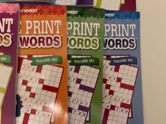Mega Lot 9 Kappa Large Print Crossword Books Braintainment NEW Free Ship