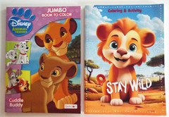 Disney Animal Friends Jumbo Coloring &Activity Book & Dreamtivity Stay Wild NEW
