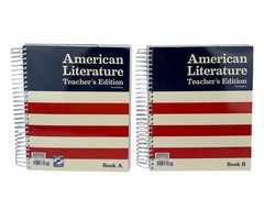 American Literature Teacher’s Third Edition Book A And B Spiral Bound BJU Press