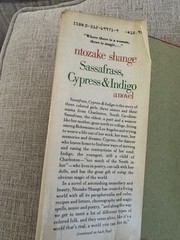 1982 First Edition Sassafras Cypress & Indigo Ntozake Shange HC DJ Charleston