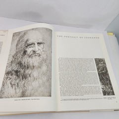 Leonardo da Vinci LARGE HC DJ Artabras 543 Page Book with 1635 Illustrations Vtg