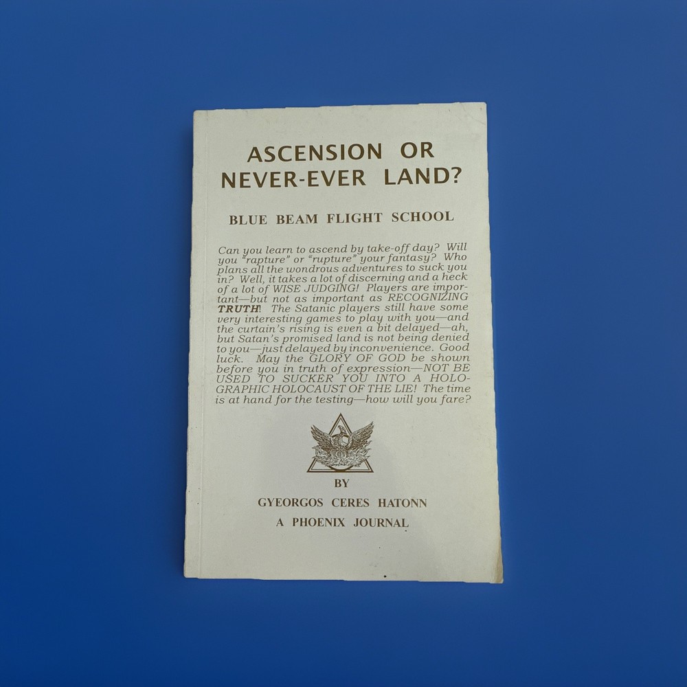 Ascension or Never-Ever Land? Blue Beam Flight School Gyeorgos Ceres Hatonn