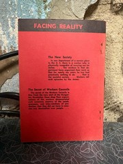 Facing Reality by C.L.R. James 1970 Garvey Institute Edition Paperback Marxism