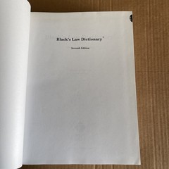 Black’s Law Dictionary, 7th Deluxe Edition Bryan A. Garner hardcover