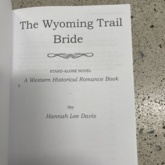 The Wyoming Trail Bride: A Western Historical Romance Book