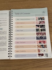 The Bible in a Year Spiral Bound Study Guide Adults English Nonfiction 11”x8.5”