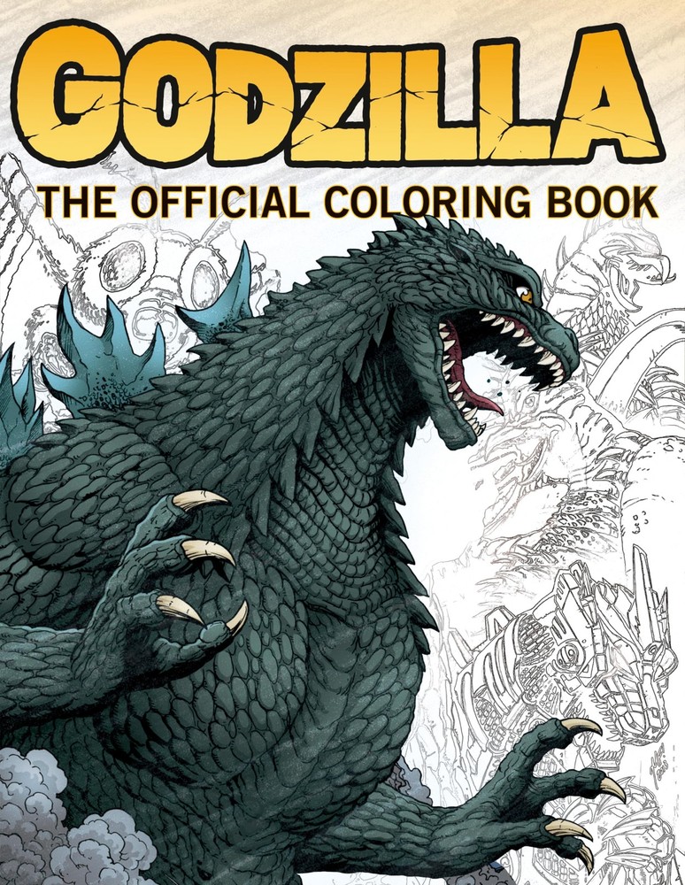 Godzilla: The Official Coloring Book, Titan, Excellent Book