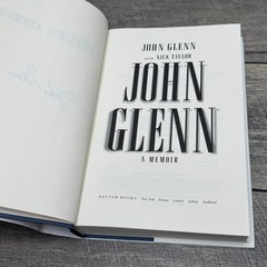 John Glenn: A Memoir SIGNED 1st Print 1999 Autobiography Bantam Books HCDJ