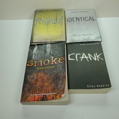 Lot Ellen Hopkins Crank Series 7 PB &HC Book Set