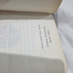 The New English Bible With Apocrypha Black Leather Bound 1971
