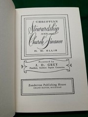 1953 CHRISTIAN STEWARDSHIP AND CHURCH FINANCE by H.W. Ellis, HB,