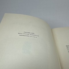 Antique VTG Woman’s Library The Book of Culture by Harriet Lane 1922 62 pages HC