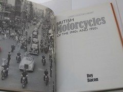 British Motor Cycles of the 1940s and 1950s by Bacon, Roy H. Hardback Book The