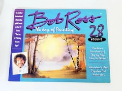 Bob Ross Joy of Painting 6 Book Set Vol 24 25 26 28 29 31 & DVD Autumn Stream