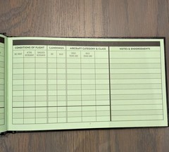 Pilot Log Book by Inc. Peter Pauper Press (Hardcover, 96 page, 40 Flights)