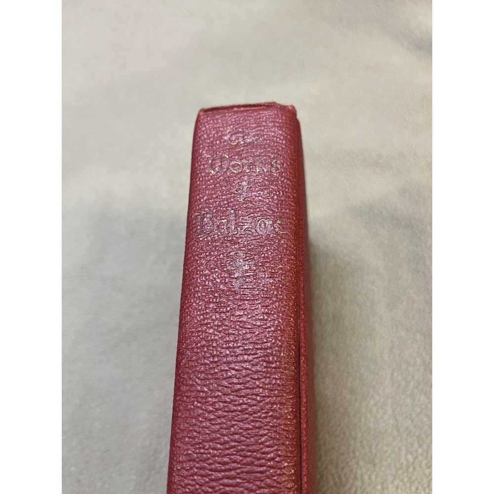 The Complete Novelettes of Honore de Balzac Red Hardcover In One Volume