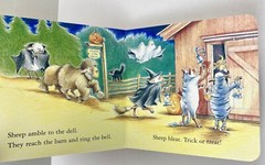 Sheep Trick or Treat by Nancy Shaw E. 1997 Halloween Board Book 5” X 5” 26 Pages