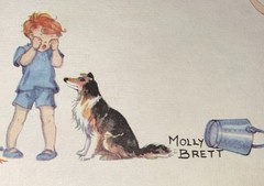 1961 NURSERY RHYMES by Molly Brett ~ 12” X 9” Color Pages Suitable For Framing