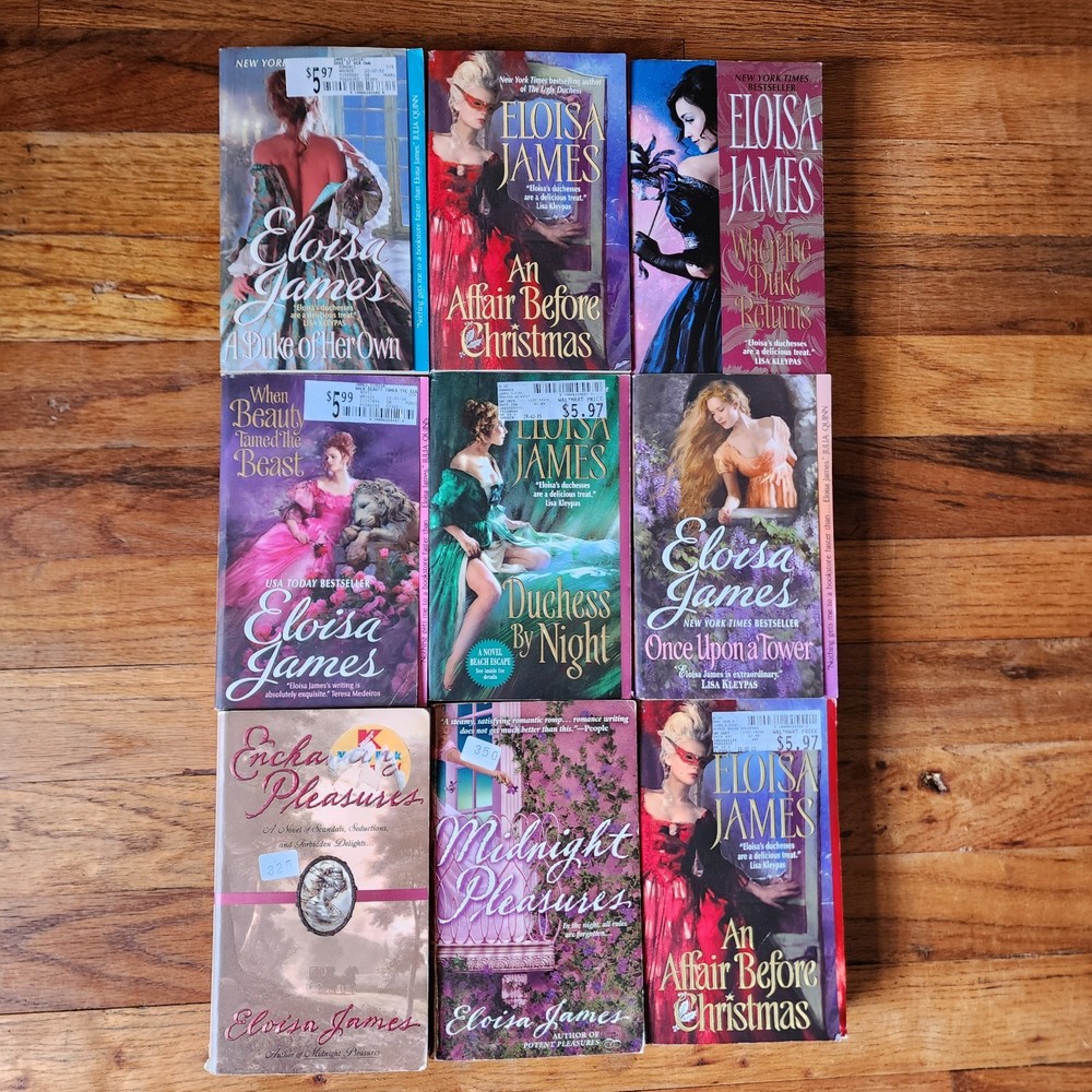 Eloisa James Lot of 18 Books – Historical Romance Novels PB