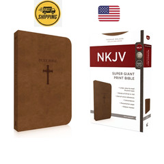 NKJV Super Giant Print Bible 16pt | Imitation Leather | Large Print | BRAND NEW