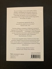 The House of Being by Natasha Trethewey (Yale University Press, Literary)